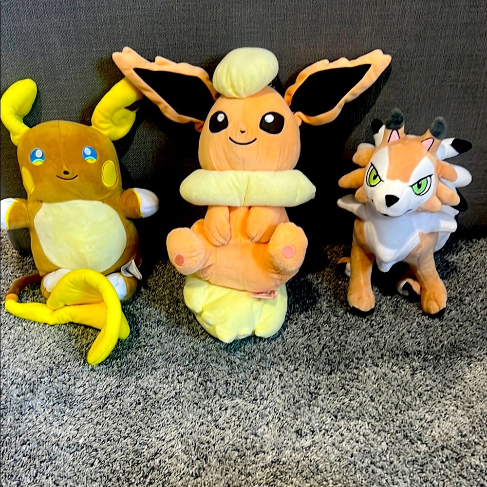 Pokémon plush - lot of 3